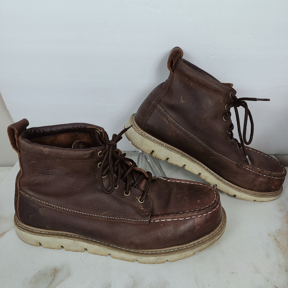 DeWalt Men's Canton 6'' Brown Leather Moc Toe Work Boots, 13